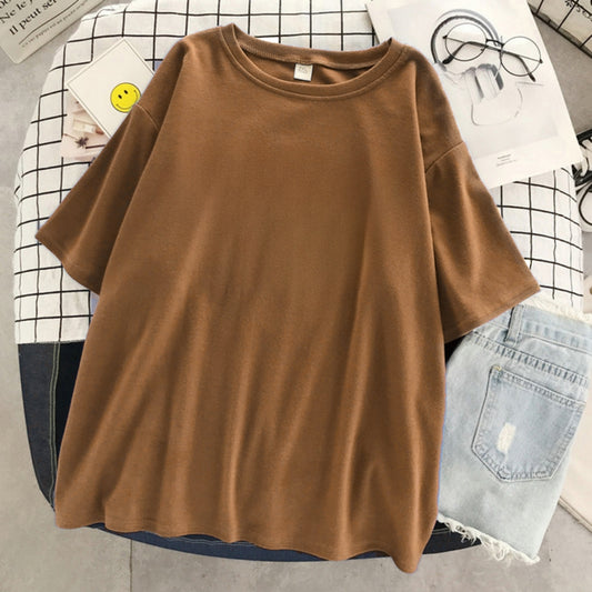 Brown Plain T-shirt