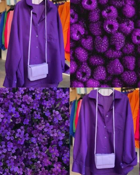Purple Button Down Shirt