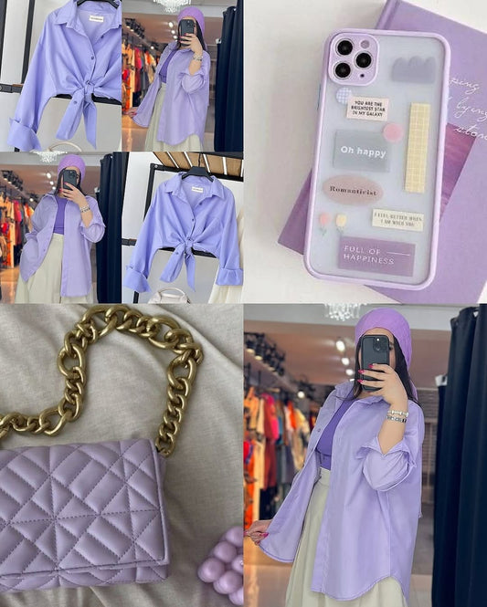 Lilac Button Down Shirt