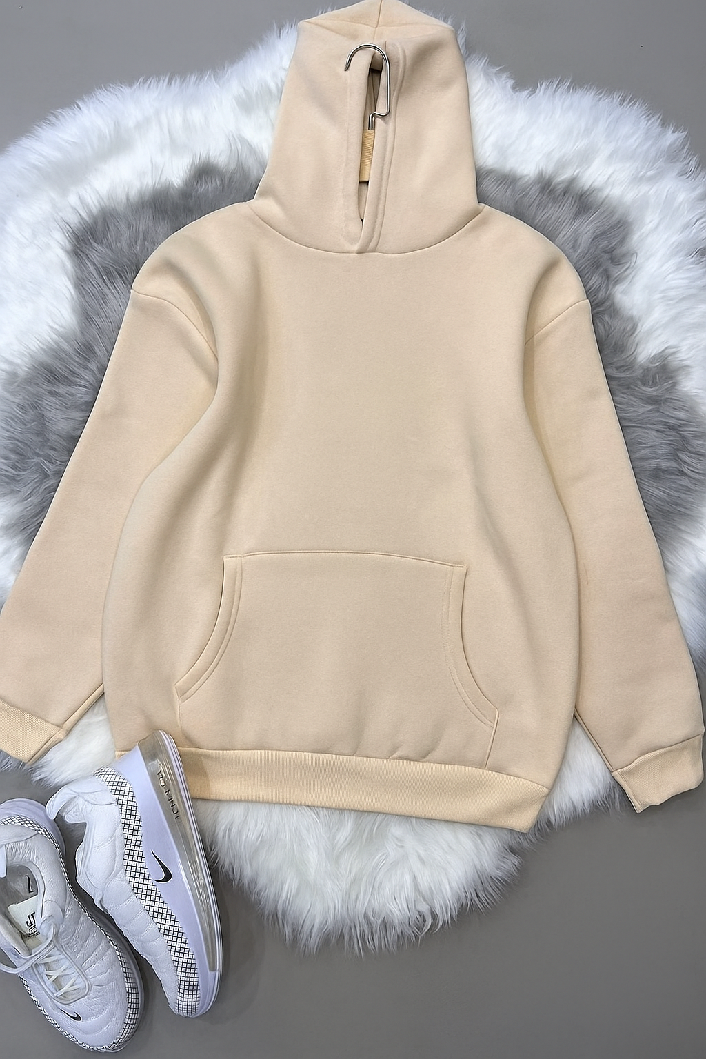 Beige Hoodie