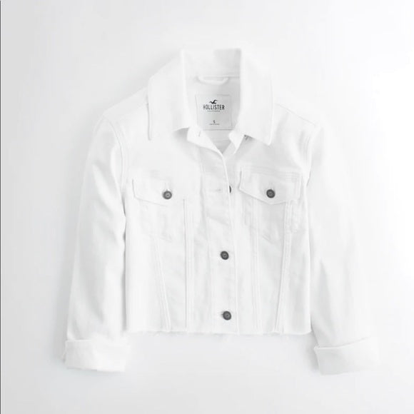 WHITE DENIM JACKET