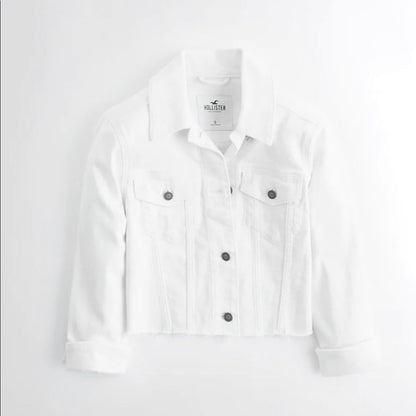 WHITE DENIM JACKET