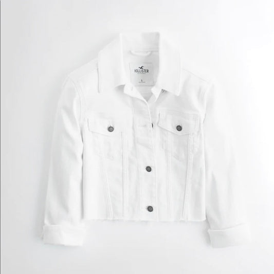 WHITE DENIM JACKET