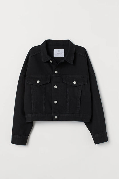 BLACK DENIM JACKET
