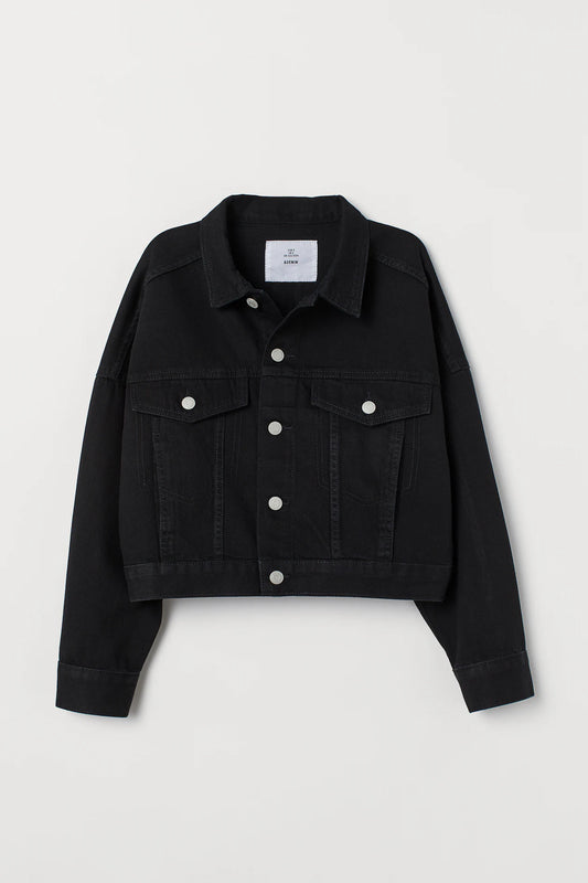 BLACK DENIM JACKET